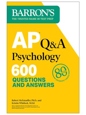 cover image of AP Q&A Psychology